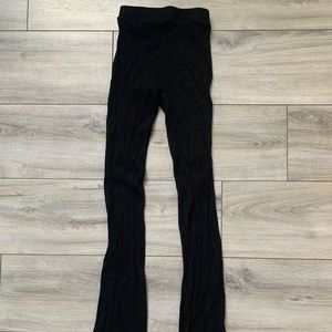 Zara ribbed bell bottom yoga pants